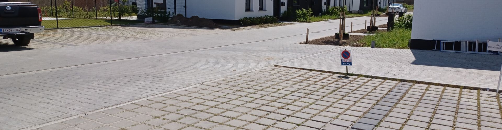 Bleijko bestrating in Deinze Pontstraat